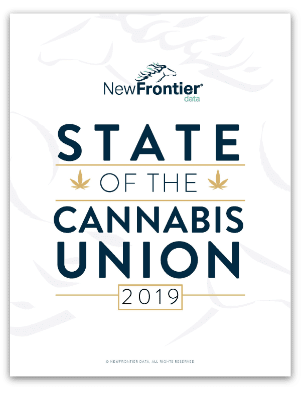 The State Of The Cannabis Union New Frontier Data