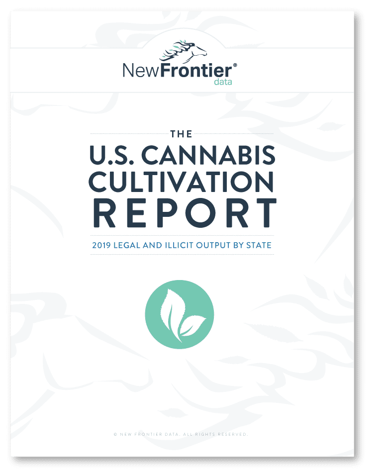 The U S Cannabis Cultivation Report 19 Legal And Illicit Output By State New Frontier Data