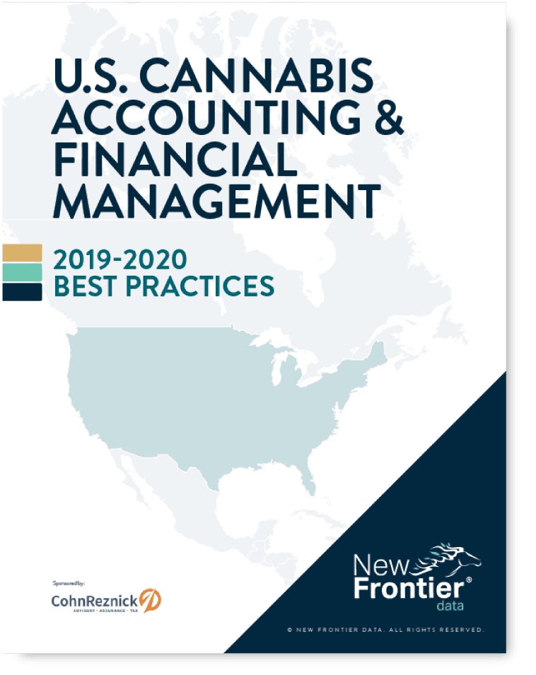 U S Cannabis Accounting Financial Management Report New Frontier Data