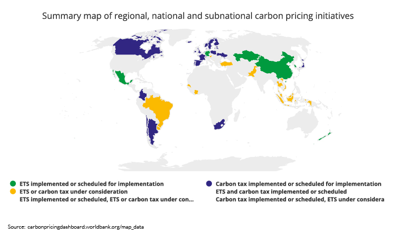 Carbon Price Map
