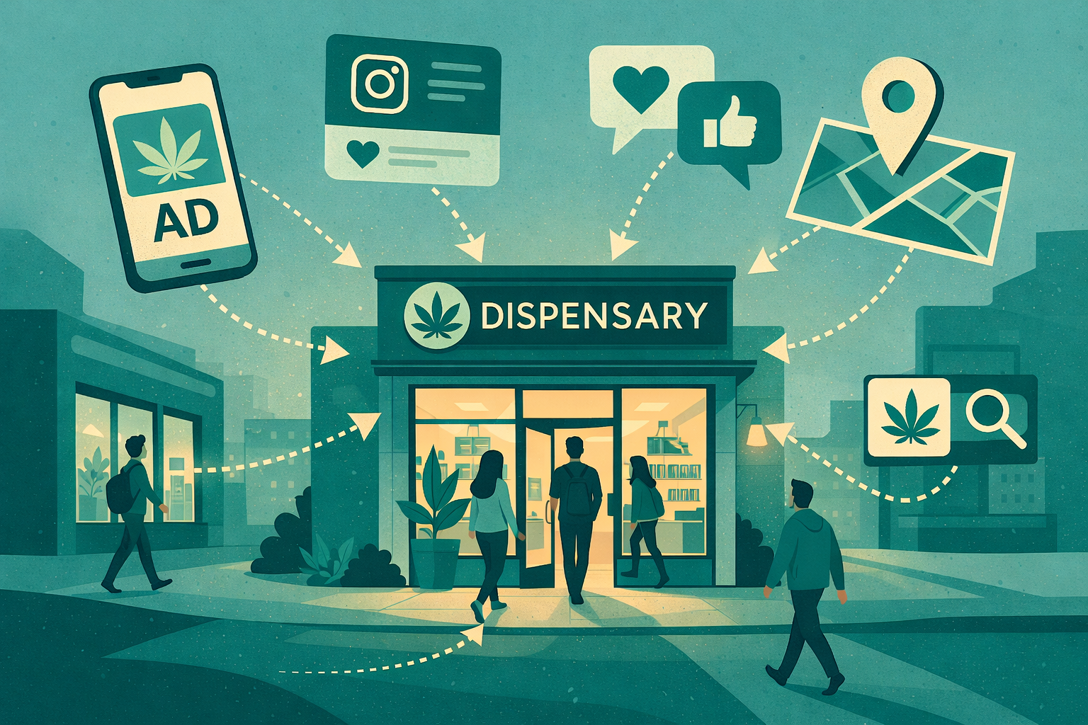 more than one touchpoint per dispensary client